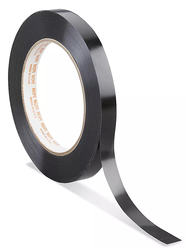 Tesa 4092 Strapping Tape - 1/2" x 60 yds, Black
