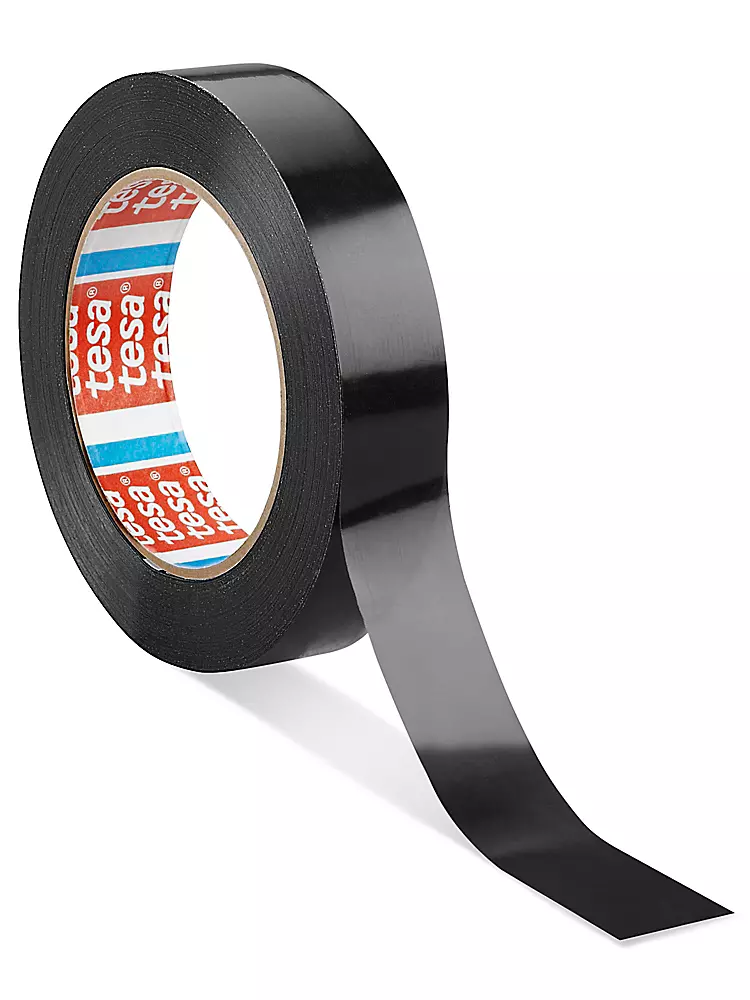 Tesa 4092 Strapping Tape - 1" x 60 yds, Black