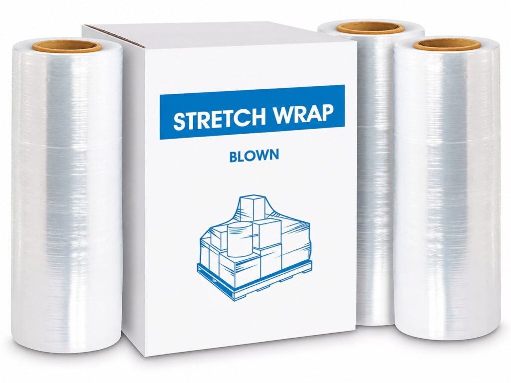 NorthEdge Stretch Wrap - Blown, 60 gauge, 18" x 2,000'