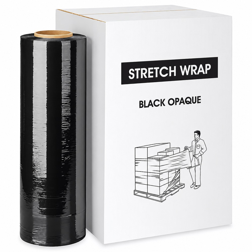 NorthEdge Handwrap - Cast, 100 gauge, 18" x 1,500', Black Opaque