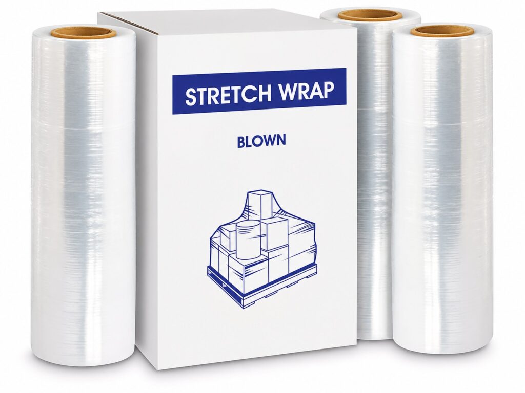 NorthEdge Stretch Wrap - Blown, 120 gauge, 18" x 1,000'