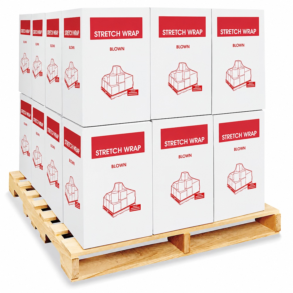 NorthEdge Stretch Wrap Skid Lot - Blown, 80 gauge, 18" x 1,500'