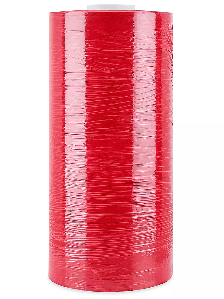 NorthEdge Machine Length Stretch Film - Cast, 80 gauge, 20" x 6,000', Red