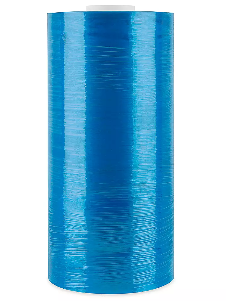 NorthEdge Machine Length Stretch Film - Cast, 80 gauge, 20" x 6,000', Blue