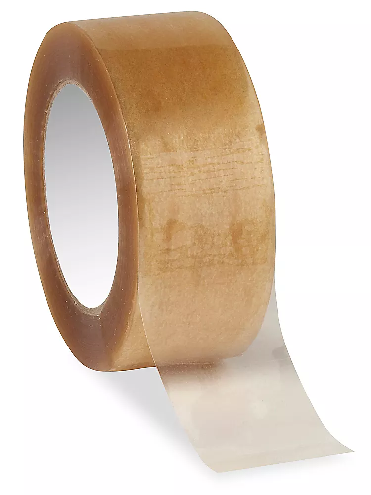 Natural Rubber Adhesive Tape - Polypropylene, 2" x 110 yds, 2.3 Mil, Clear