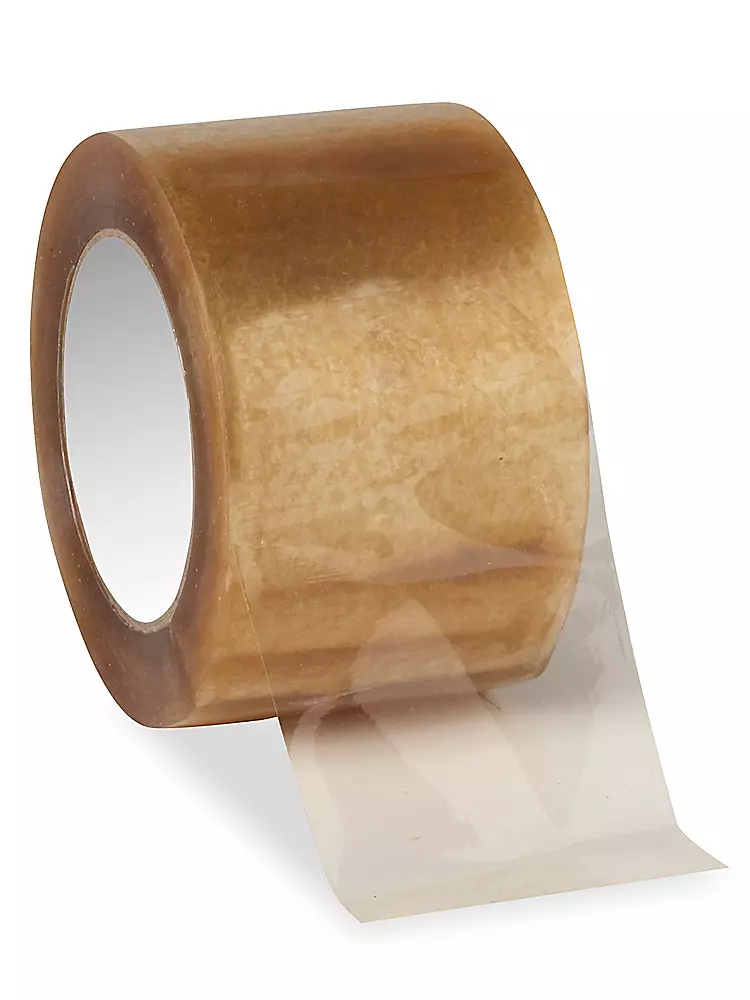 Natural Rubber Adhesive Tape - Polypropylene, 3" x 110 yds, 2.3 Mil, Clear