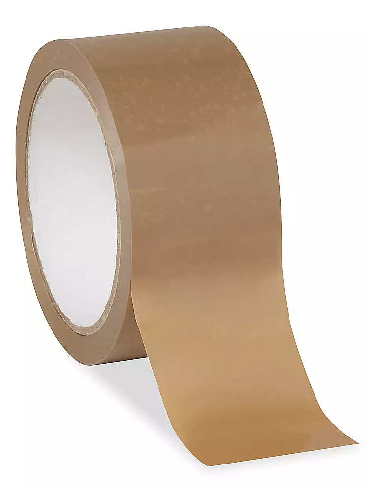 Natural Rubber Adhesive Tape - PVC, 2" x 55 yds, 2.0 Mil, Tan