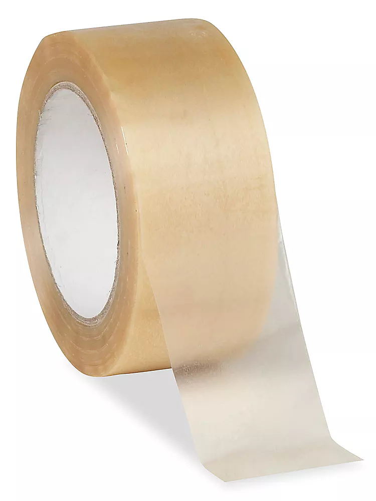 Natural Rubber Adhesive Tape - PVC, 2" x 110 yds, 2.0 Mil, Clear