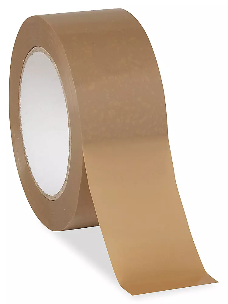 Natural Rubber Adhesive Tape - PVC, 2" x 110 yds, 2.0 Mil, Tan