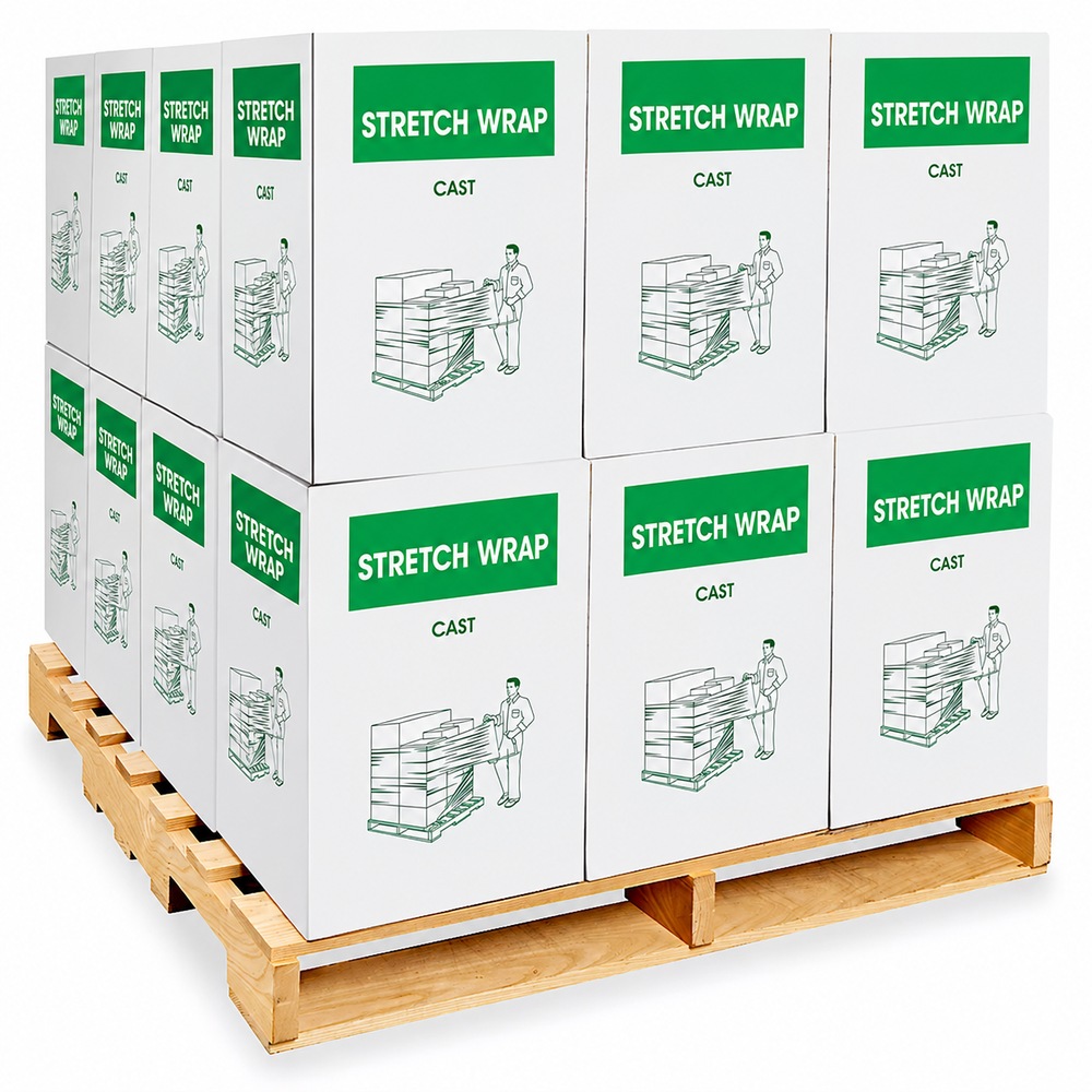 NorthEdge Stretch Wrap Skid Lot - Blown, 90 gauge, 18" x 1,500'