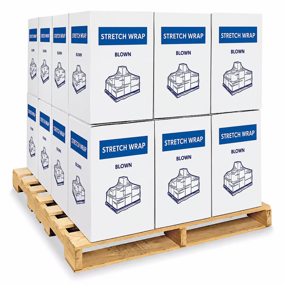 NorthEdge Stretch Wrap Skid Lot - Cast, 70 gauge, 18" x 1,500'