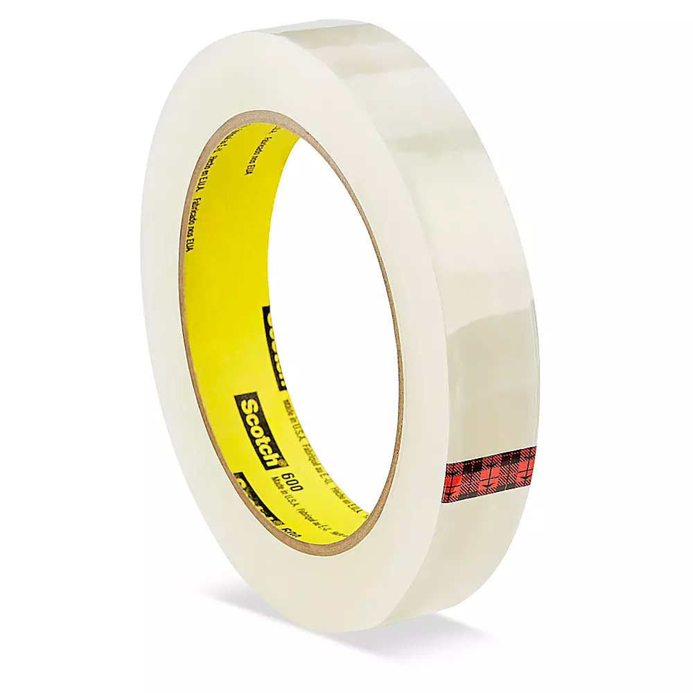 3M 600 Scotch® Transparent Tape - 3/4" x 72 yds