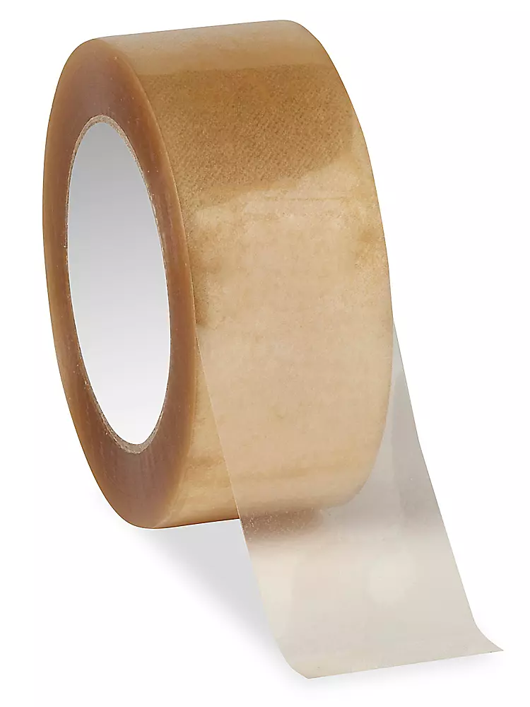 Natural Rubber Adhesive Tape - Silent Polypropylene, 2" x 110 yds, Clear