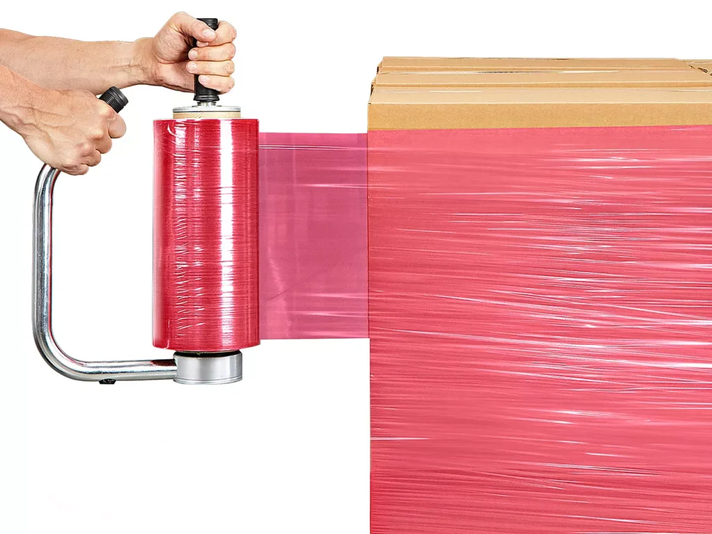 Anti-Static Stretch Wrap - 80 gauge, 12" x 1,500'