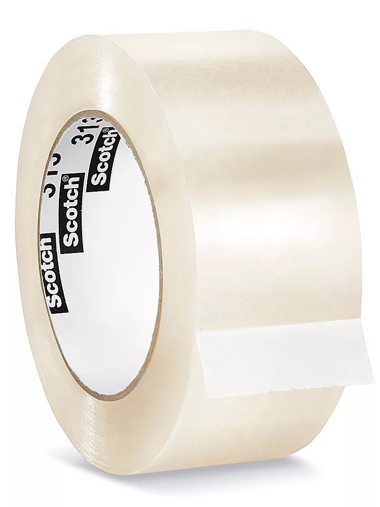 3M 313 Carton Sealing Tape - 2" x 110 yds, Clear