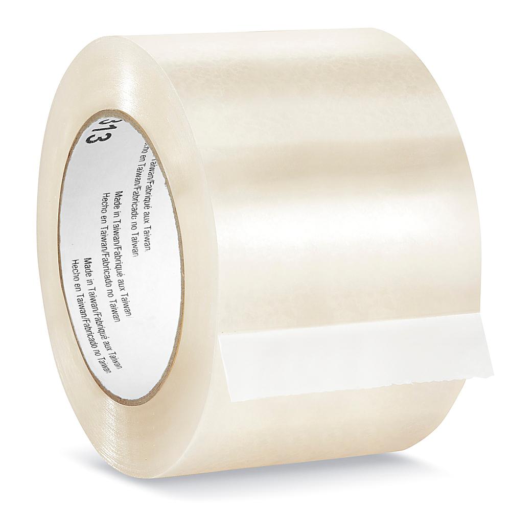 3M 313 Carton Sealing Tape - 3" x 110 yds, Clear