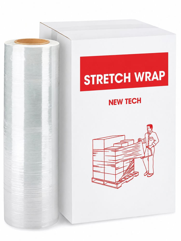 NorthEdge New Tech Cast Stretch Wrap - 75 gauge, 17.5" x 1,500'