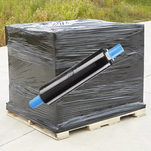 NED Black Opaque Cast Stretch Wrap